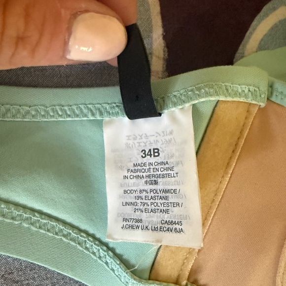 J. Crew Turquoise Ruffle Bikini Top - Picture 6 of 6